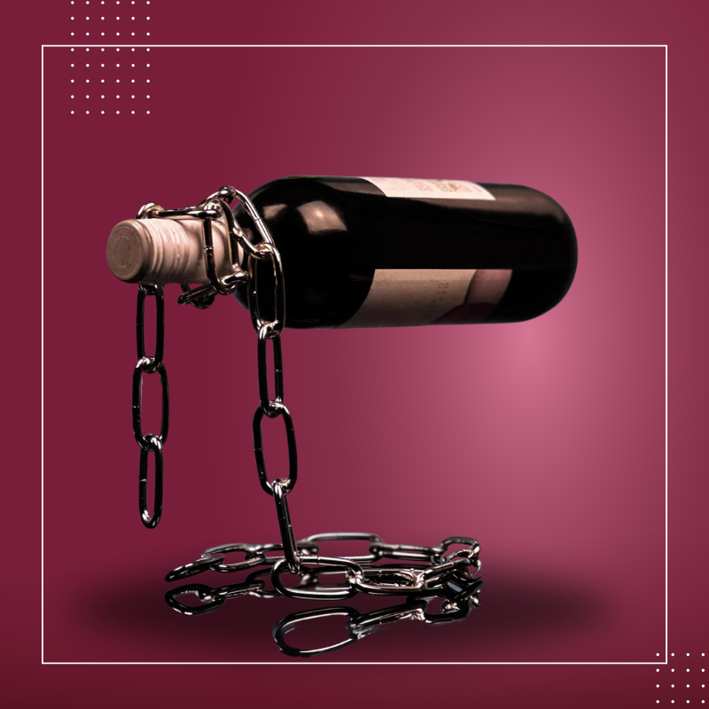 VinFloat™ Viral Chain Wine Holder