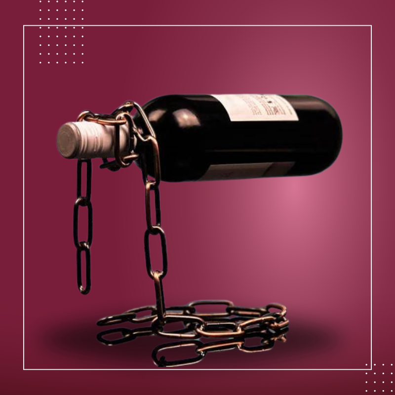 VinFloat™ Viral Chain Wine Holder